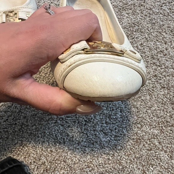 Off white Tory Burch wedges - Picture 4 of 5